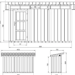 Pihavaja Timbela LP SmartSide M901-M904, eri kokoja