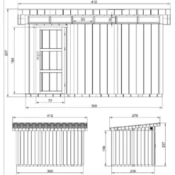 Pihavaja Timbela LP SmartSide M901-M904, eri kokoja