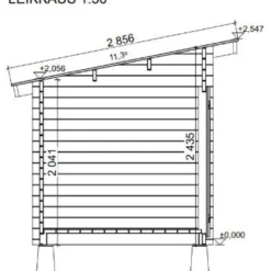 Pihavarasto/lato LP Garden P-S, 8m², pulpettikatto