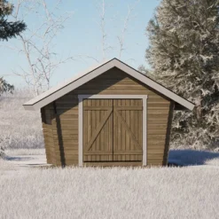 Pihavarasto/lato LP Garden U-S, 6.3m², vinoumpiseinäinen