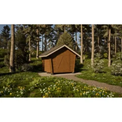 Pihavarasto/lato LP Garden U-S, 6.3m², vinoumpiseinäinen