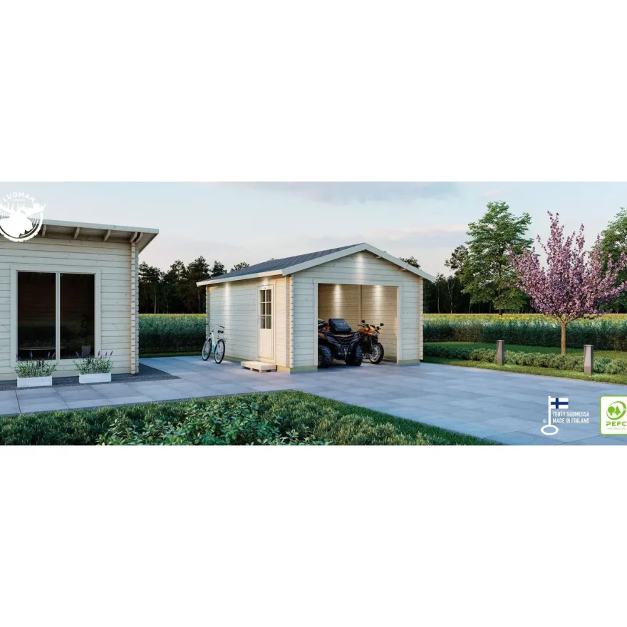 Pihavarasto Luoman Lillevilla 585 Lompolo, 19.9m²