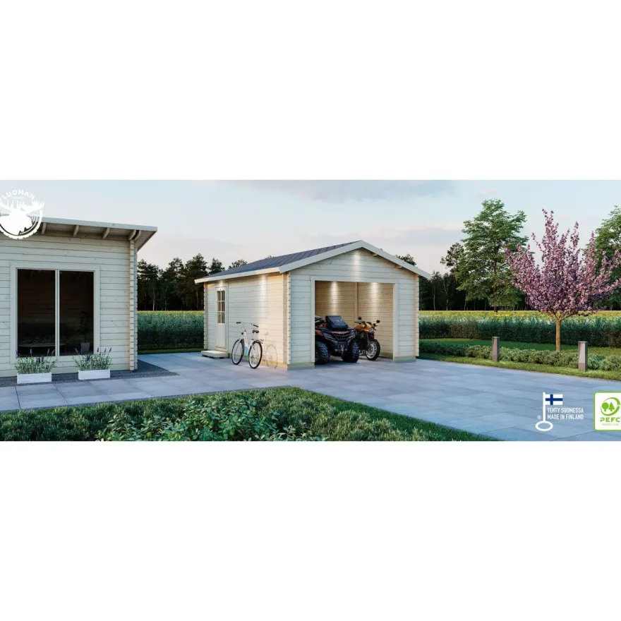 Pihavarasto Luoman Lillevilla 585 Lompolo, 19.9m²