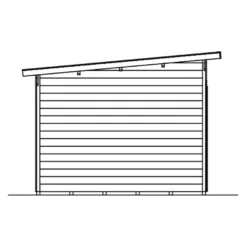 Pihavarasto Skan Holz Flex, 13.5m²