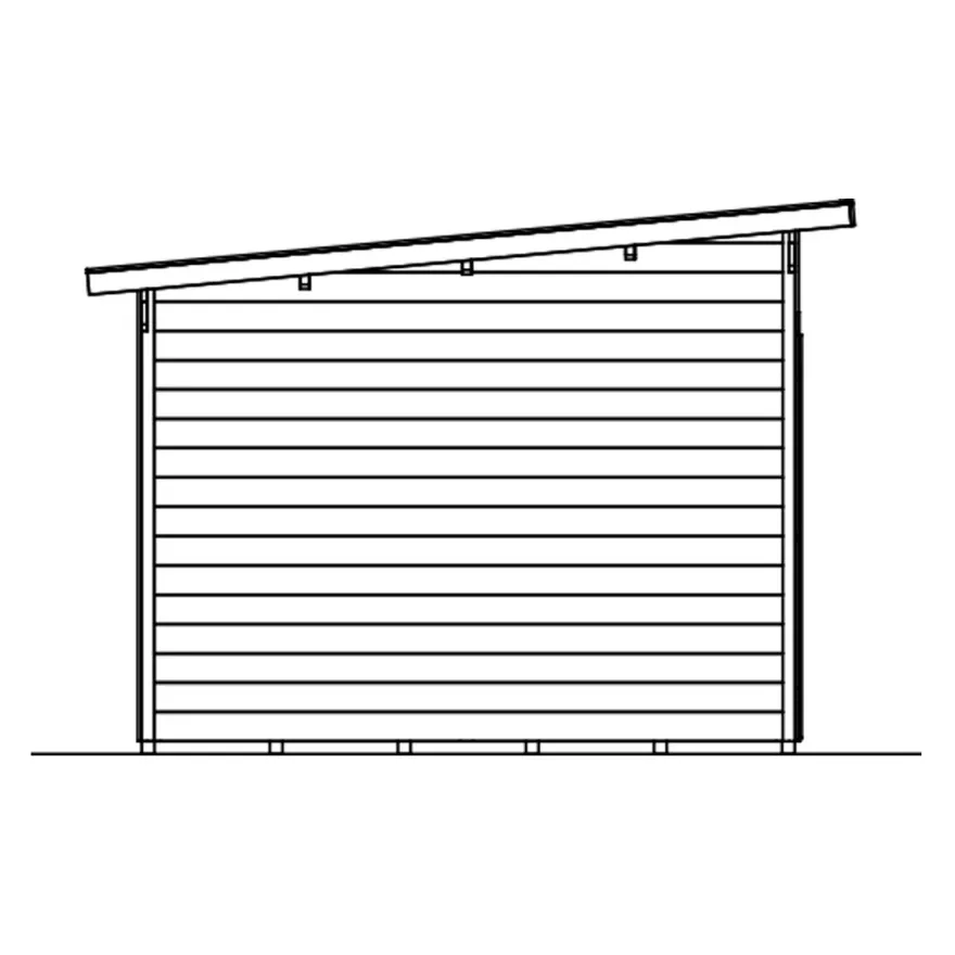 Pihavarasto Skan Holz Flex, 13.5m²
