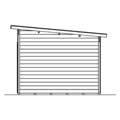 Pihavarasto Skan Holz Flex, 13.5m²