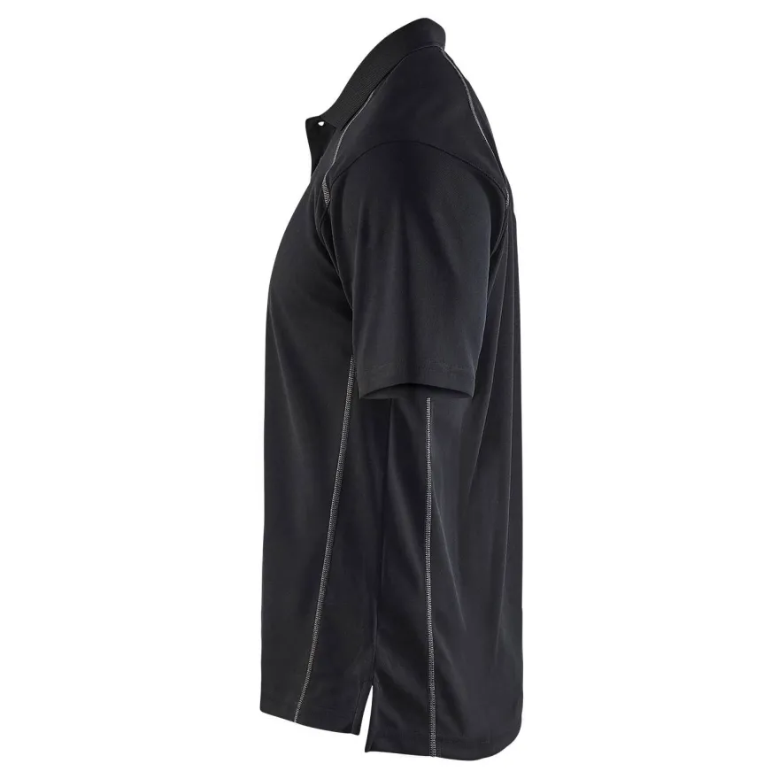 Pikeepaita Blåkläder Functional 3326, UV-suojalla, musta
