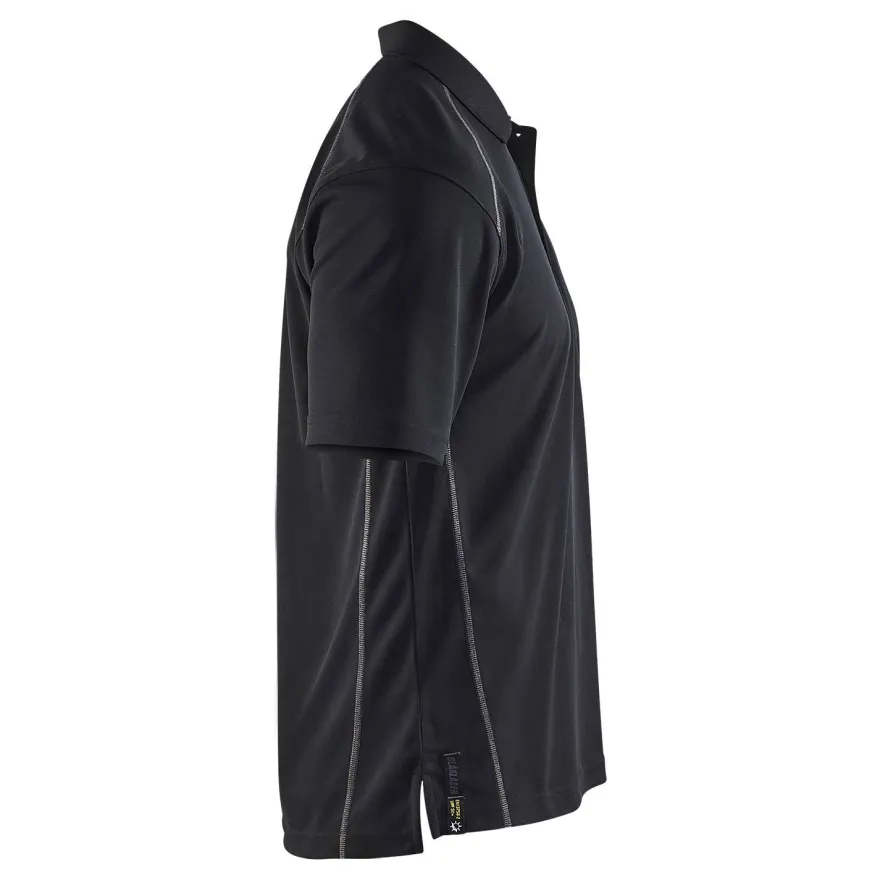 Pikeepaita Blåkläder Functional 3326, UV-suojalla, musta