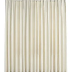 Pimennysverho koukuilla sametti kerma 290x245 cm