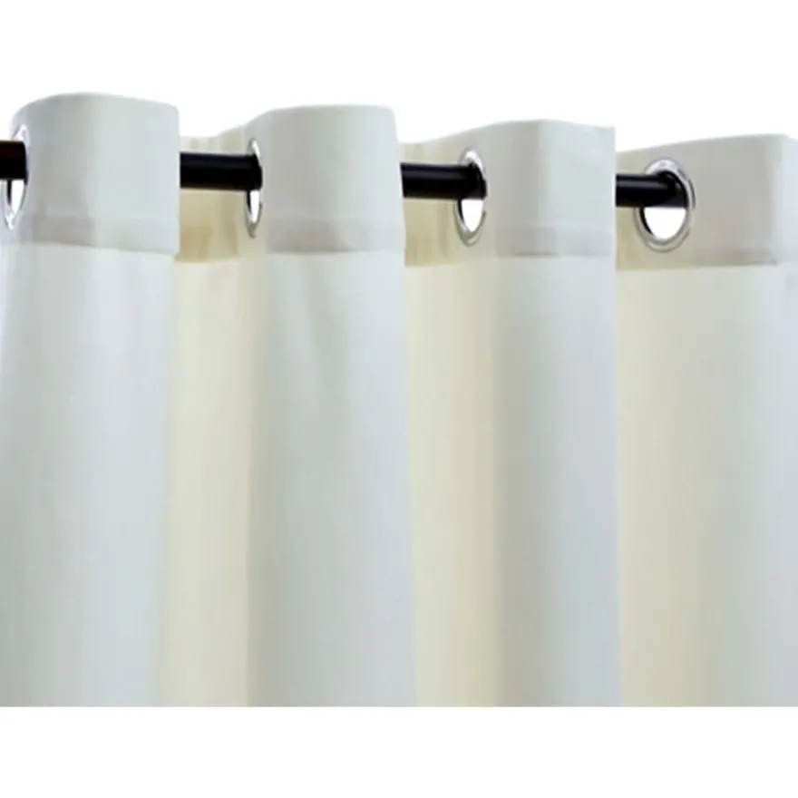 Pimennysverhot renkailla 2 kpl sametti kerma 140x245 cm