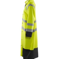 Pitkä sadetakki Blåkläder 4325 Highvis, huomiokeltainen/musta