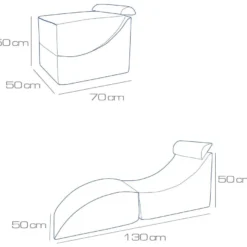 Päivävuode Linento Furniture Bella antrasiitti