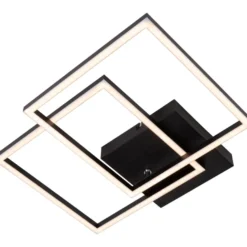 Plafondi Lucide Arianne, 41x41cm, IP20, 23W, musta