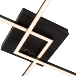Plafondi Lucide Arianne, 41x41cm, IP20, 23W, musta