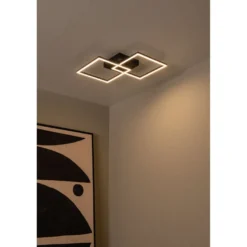 Plafondi Lucide Arianne, 41x41cm, IP20, 23W, musta
