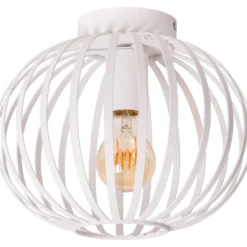 Plafondi Lucide Manuela, Ø25cm, IP20, valkoinen