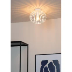 Plafondi Lucide Manuela, Ø25cm, IP20, valkoinen