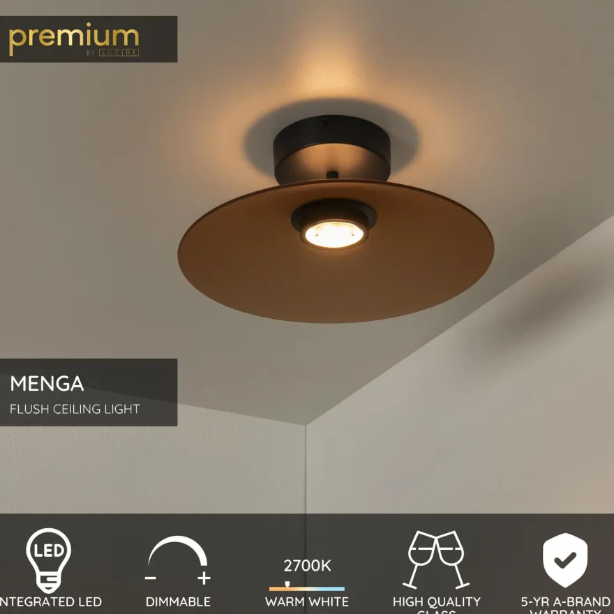 Plafondi Lucide Menga, Ø40cm, IP20, 11W, eri värejä