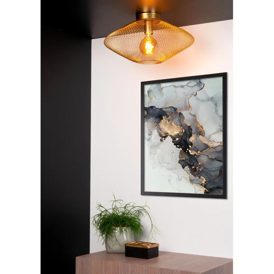 Plafondi Lucide Mesh, Ø45cm, IP20, eri värejä
