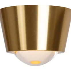 Plafondi Lucide Rigon, Ø9cm, IP20, 7W, kulta
