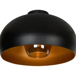 Plafondi Lucide Sharan, Ø38cm, IP20, musta