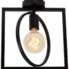 Plafondi Lucide Suus, 23.5x28cm, IP20, musta