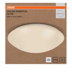 Plafondi Osram Essential valkoinen, eri vaihtoehtoja