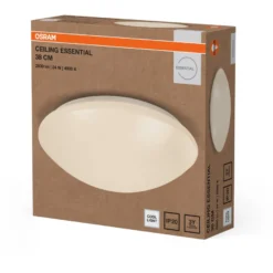 Plafondi Osram Essential valkoinen, eri vaihtoehtoja