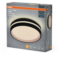 Plafondi Osram Orbis Noemi 830 3000K Click DIM musta, eri kokoja