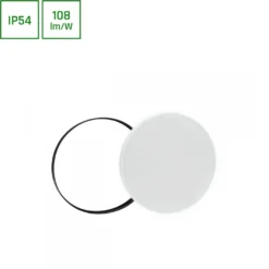 Plafondi Spectrum Nymphea Black & White 115° IP54 valkoinen/musta, eri vaihtoehtoja