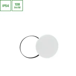 Plafondi Spectrum Nymphea Black & White 115° IP54 valkoinen/musta, eri vaihtoehtoja