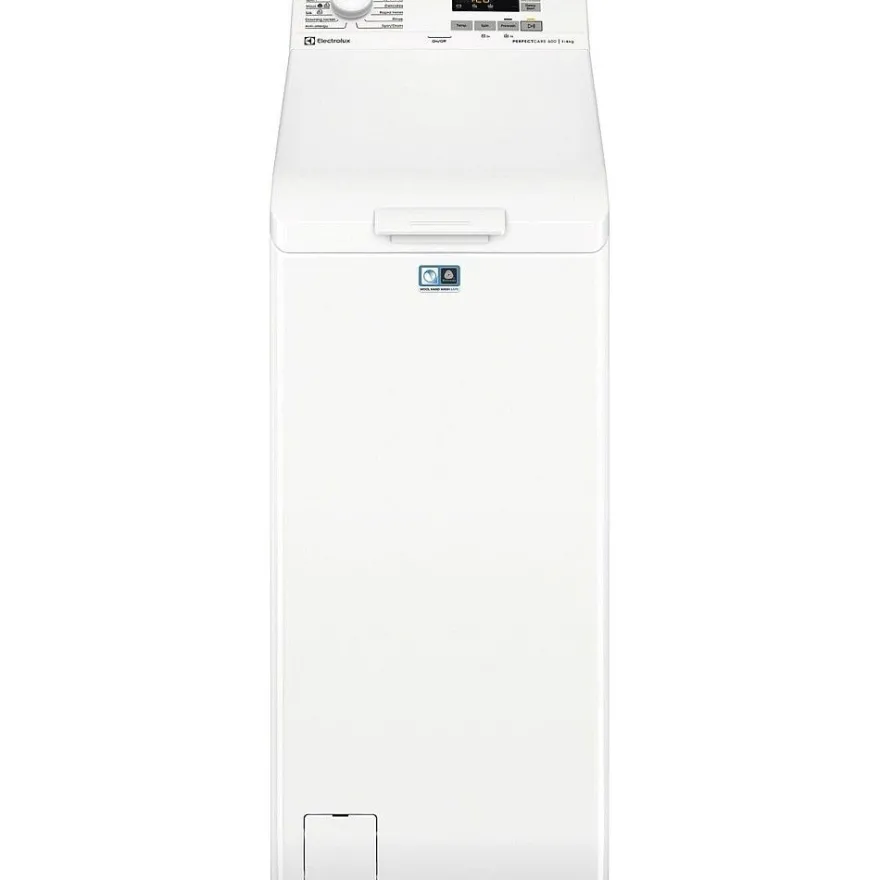 Päältä täytettävä pyykinpesukone Electrolux EW6T462O4O, 39.7cm, 6kg, 1200rpm, valkoinen
