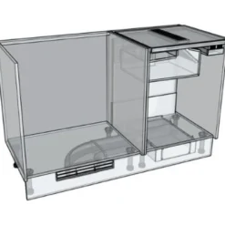 Poistoilmakanava Savo AirVent S60 Nero 60/80