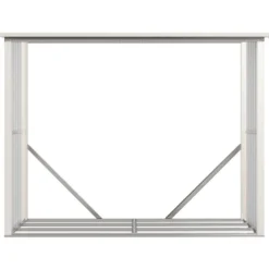 Polttopuukatos Fornorth 242x89x190cm, 2.15m²