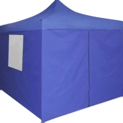 Pop-up teltta kokoontaitettava, seinillä, 3x3m, sininen