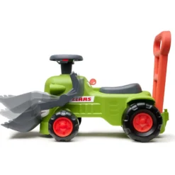 Potkutraktori Falk, Claas Vintage, ohjauspyörällä, äänimerkillä ja työntökahvalla