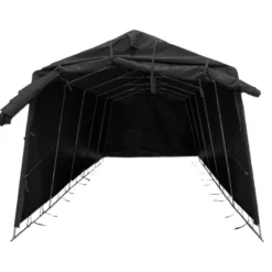 Pressutalli Fornorth 2x3m, 6m², 350g/m², musta