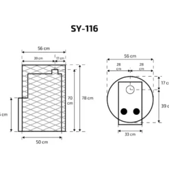 Puukiuas Skamet SY-116 GL, 8-18m³