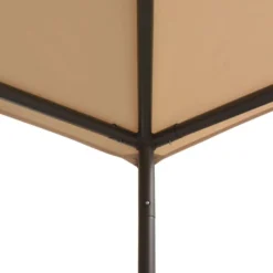 Puutarhakatos/paviljonki 3x3, teräs, beige
