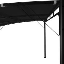 Puutarhan aurinkokatos 4x3x2,25 m antrasiitti