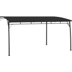 Puutarhan aurinkokatos 4x3x2,25 m antrasiitti