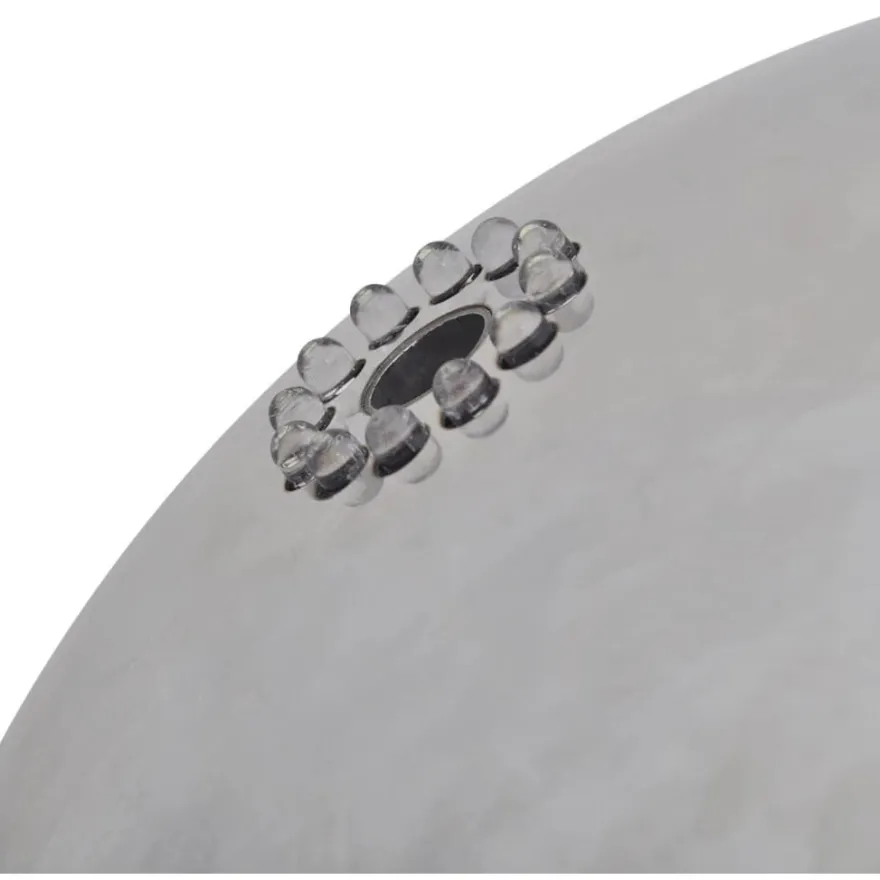Puutarhan pallo suihkulähde led:llä ruostumaton teräs 20 cm