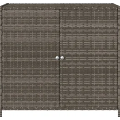 Puutarhan säilytyskaappi harmaa 83x45x76 cm polyrottinki