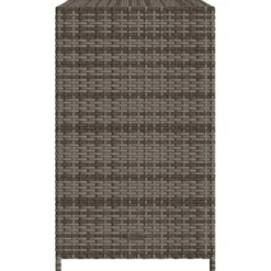 Puutarhan säilytyskaappi harmaa 83x45x76 cm polyrottinki
