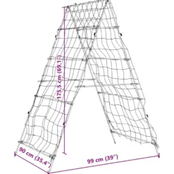 Puutarhasäleikkö köynnöskasveille A-runko 99x90x175,5 cm teräs (09281)