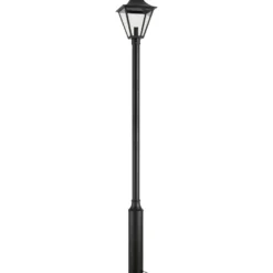 Pylväsvalaisin Markslöjd Garden 24 säädettävä korkeus 175-225cm musta/kirkas