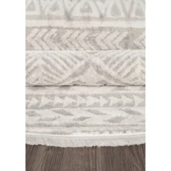 Pyöreä matto Linento Leo 2970Y beige/luonnonvalkoinen, eri kokoja