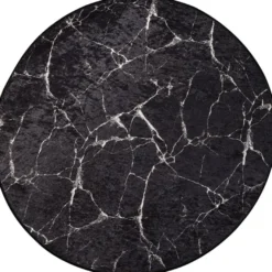 Pyöreä matto Linento Marble, eri kokoja ja värejä