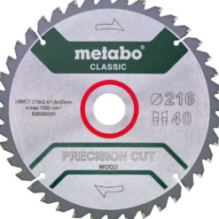 Pyörösahanterä Metabo 216x2.4x30mm