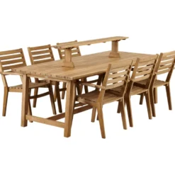 Pöytähylly Brafab Keros, leveys 150cm, tiikki